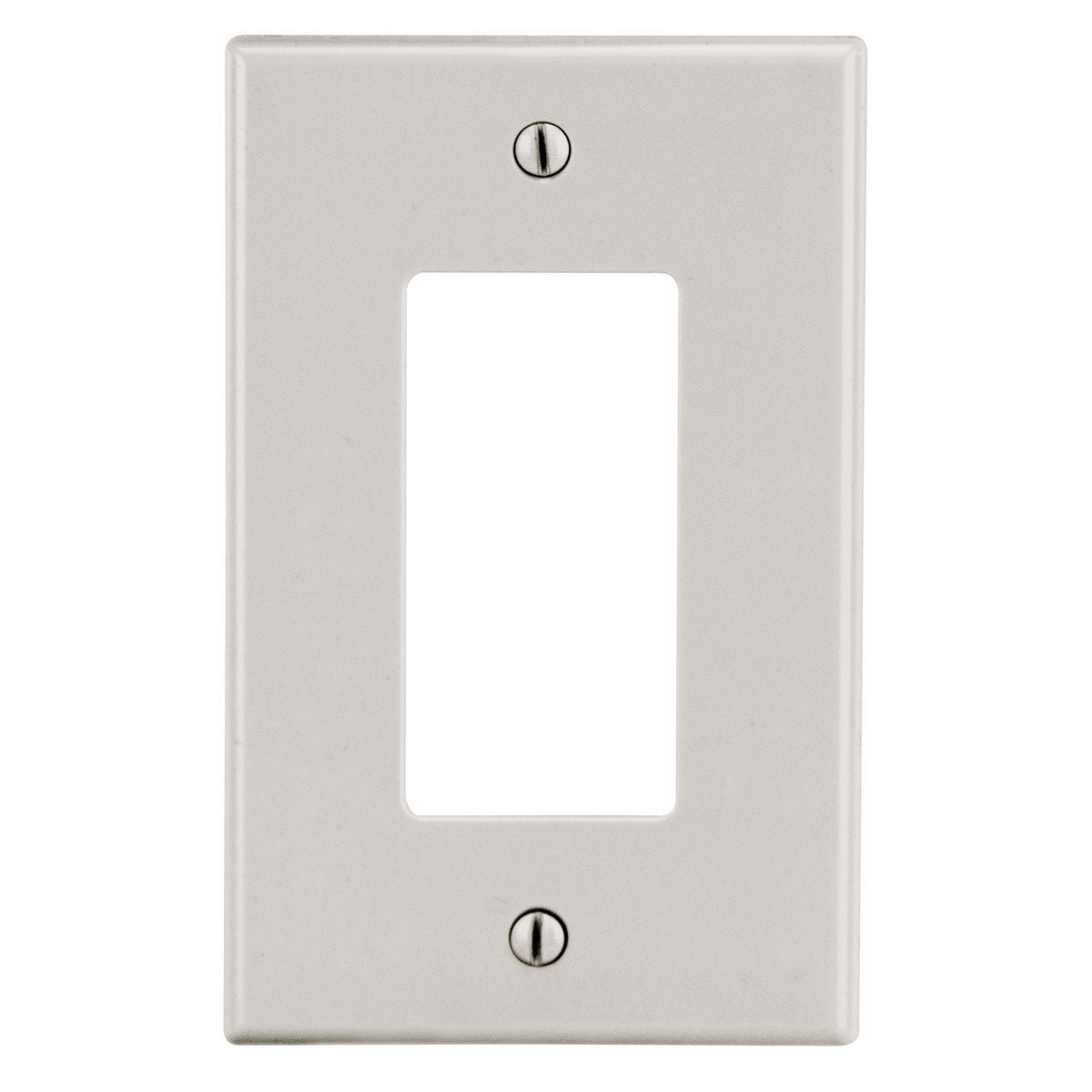 Wallplate, 1-Gang, 1) Decorator, Light Almond