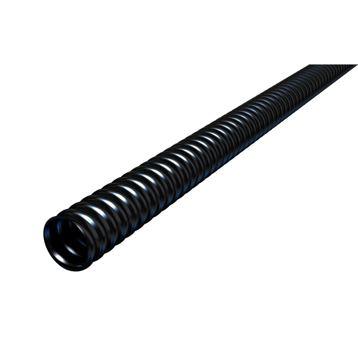 Ultraflex Nonmetallic Mechanical Protection Tubing. Type NMPT-B, 160 Series. UL Recognized Component. Color: Black,   3/8 inch Diameter, 100 Foot Coil
