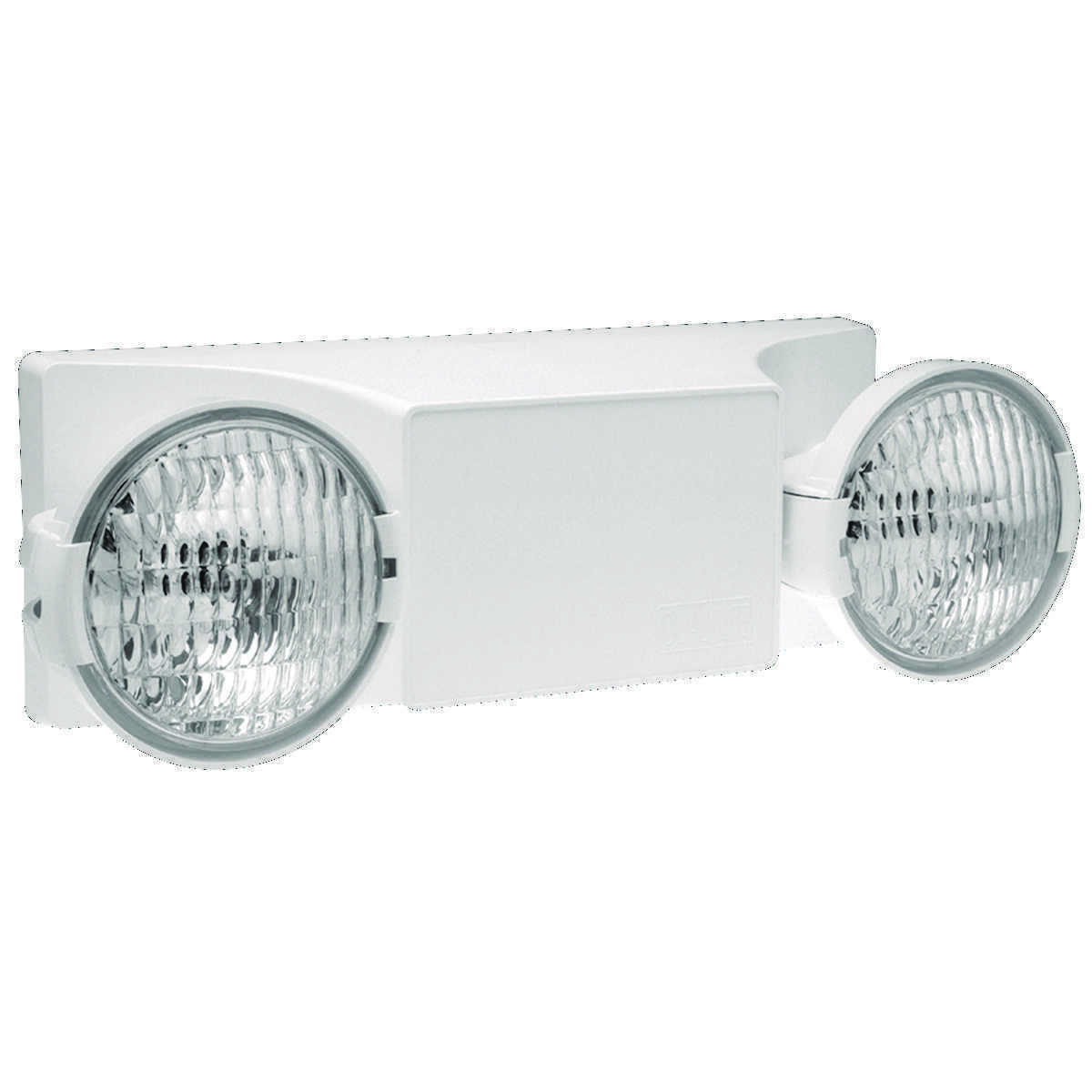EZ-2 Series, Color: White, Number of Lamps: 2, Lamp Type: Incandescent, Voltage Rating: 120/277 VAC, Wattage: 14.4 W.