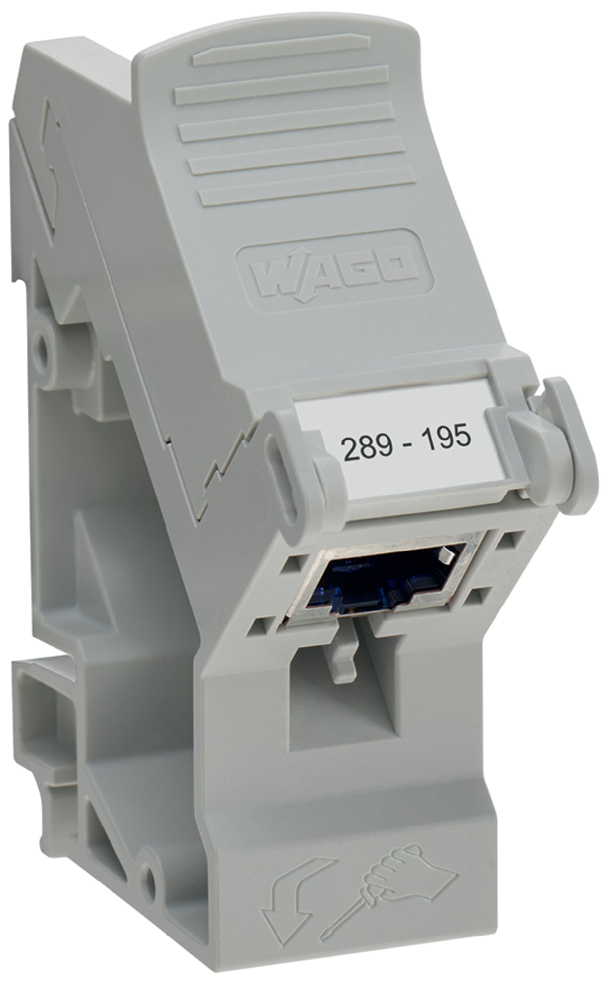 Interface module; RJ-45; IDC technology; Cat. 6; in mounting carrier; with shield connection