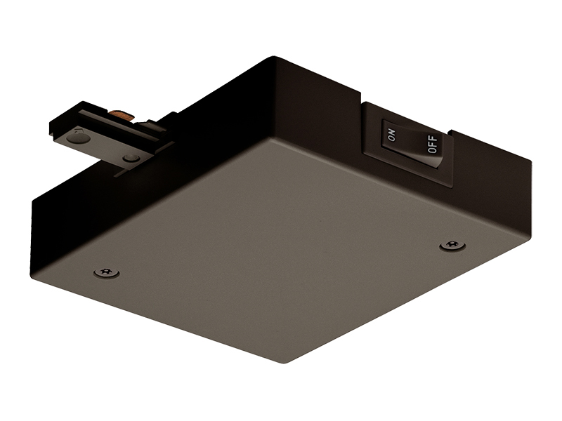 Trac-Lites -Current Limiting, 1 Circuit  - End Feed, with Current Limiting Circuit Breaker sold separately.