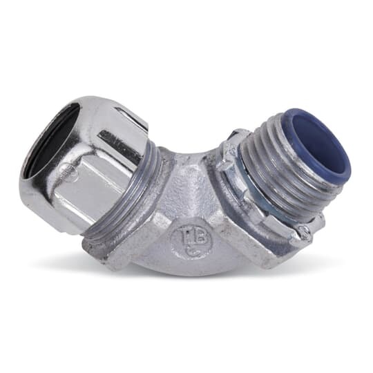 3/4 Inch Insulated Short Elbow, Malleable Iron, Insulator Thermoplastic for Use with EMT Conduit