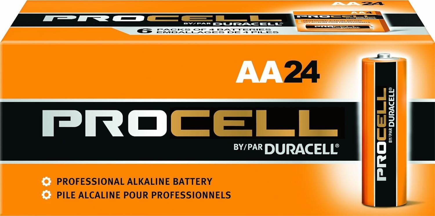 PC1500 Procell Alkaline AA 1.5V 24 Pack