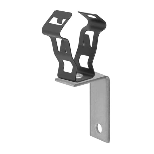 Clip, Finger Close Conduit, Conduit Size 14-2 through 12-3 MC/AC cable and 3/8 Inch conduits, Steel