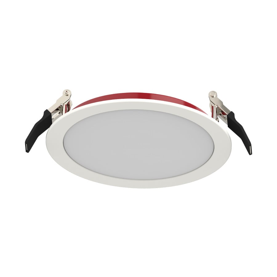 6" FIRE RESISTANT WAFER 15W 5CCT CRI90  SMOOTH ROUND 120V