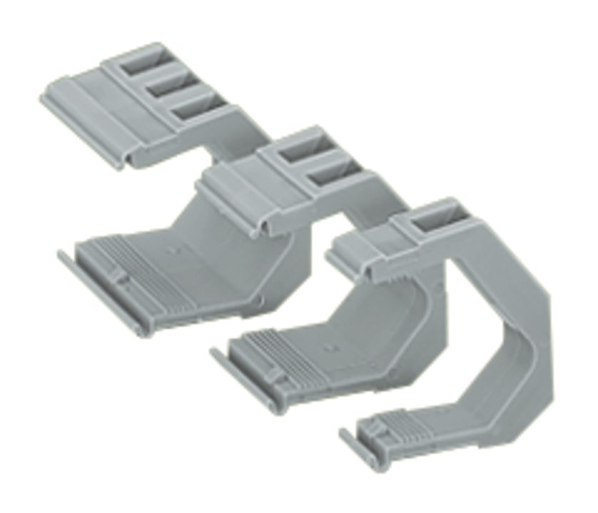 Locking cover; 1-pole; gray