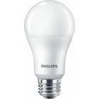 Attractive, dimmable LED alternative to popular incandescents. Philips A-Shape Dimmable LED Lamps are the smart LED Alternative to standard incandescent. The unique lamp design provides omni-directional light with excellent dimming performance. Long life properties-- lowers maintenance costs by reducing re-lamp frequency;Will not fade colors, avoids inventory spoilage;Contains no mercury;Emits virtually no UV/IR light in the beam;3-year or 5-year limited warranty depending upon operating hours;80% more Energy Efficient when compared to traditional incandescent bulbs.;Selection of ENERGY STAR qualified models
