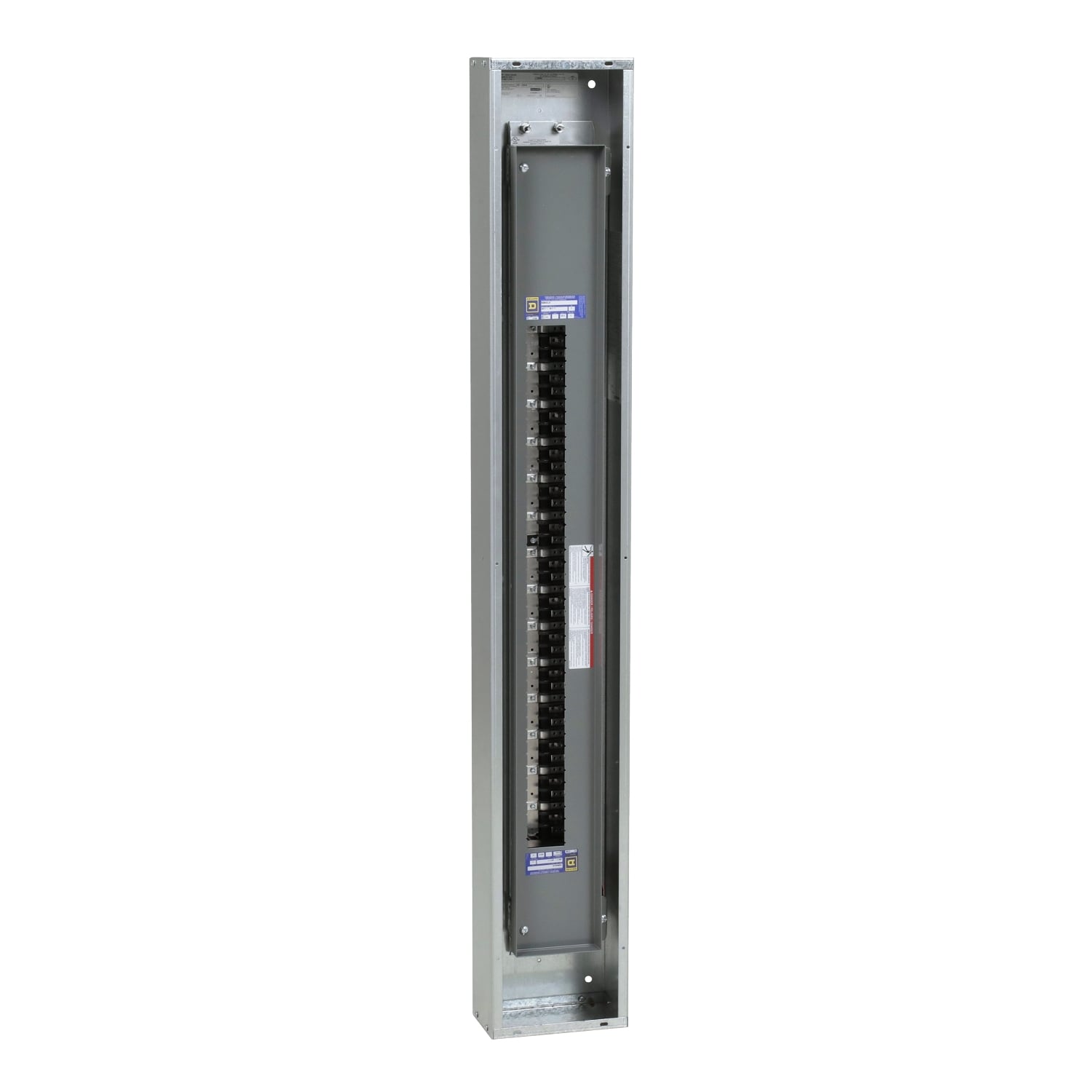 Panelboard interior, NQ, main lugs only, 225A, Cu bus, 42 pole spaces, 3 phase, 4 wire, 240VAC, 48VDC, column width