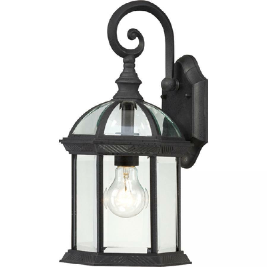 Boxwood - 1 Light - 15" Outdoor Wall with Clear Beveled Glass