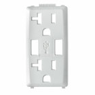  Renu Color Change Kit RKAA2 for Renu 20A USB Charger/Tamper-Resistant Receptacle/Outlet - White on White