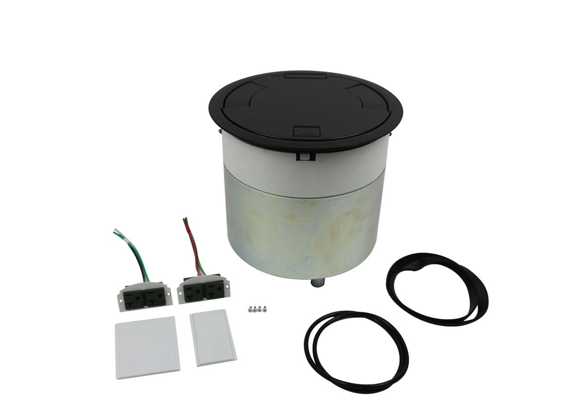 10IN PREWIRED RECESSED PT BK