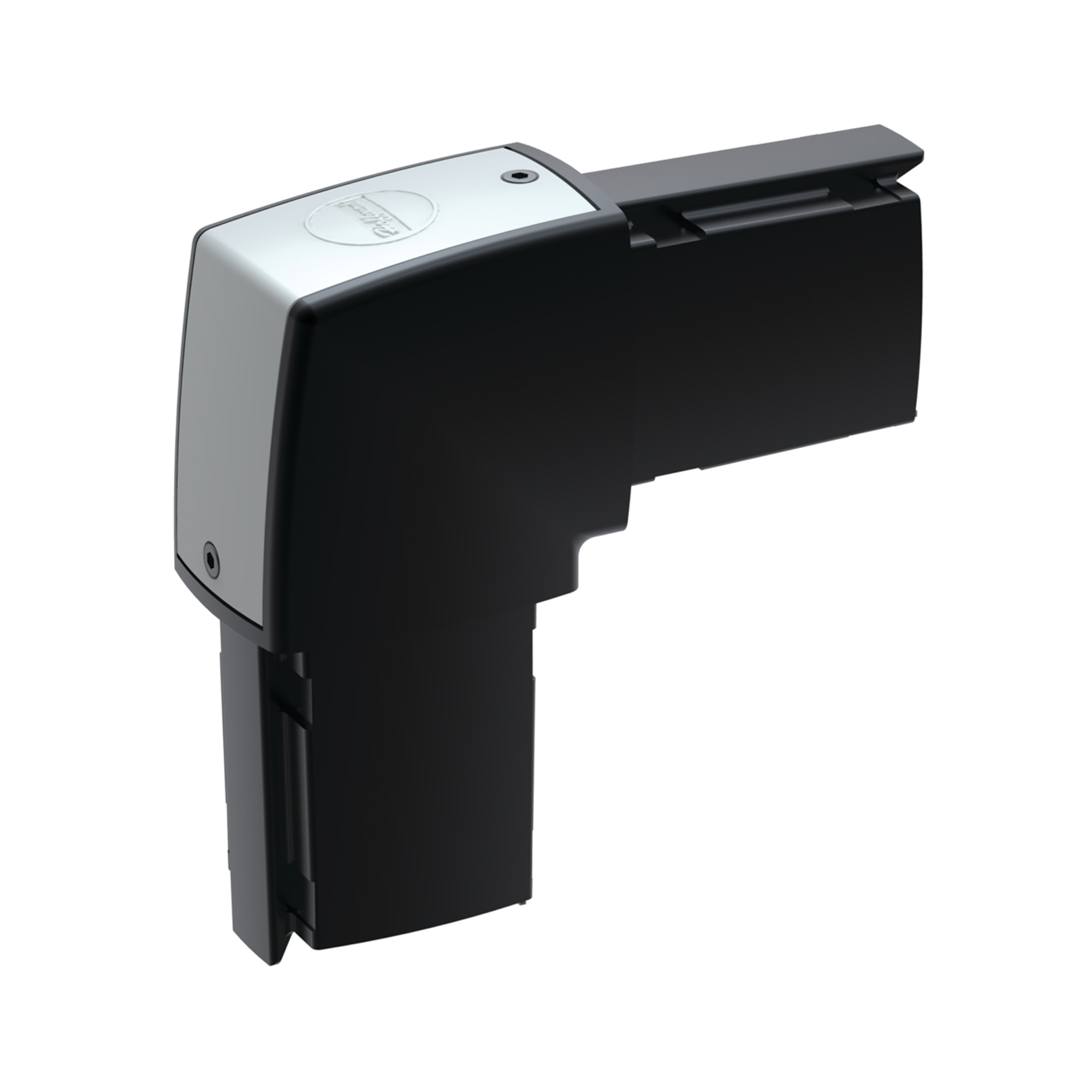 Syspend 281-Max Elbow, 7.76x7.76x2.83, Black, Aluminum