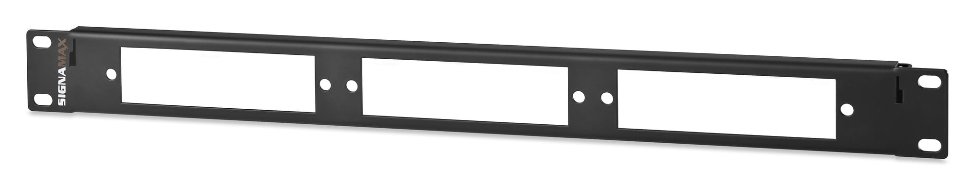 18-72-Fiber Rack-Mount Panel, 3 Adapter Plate Slots, 1RMU