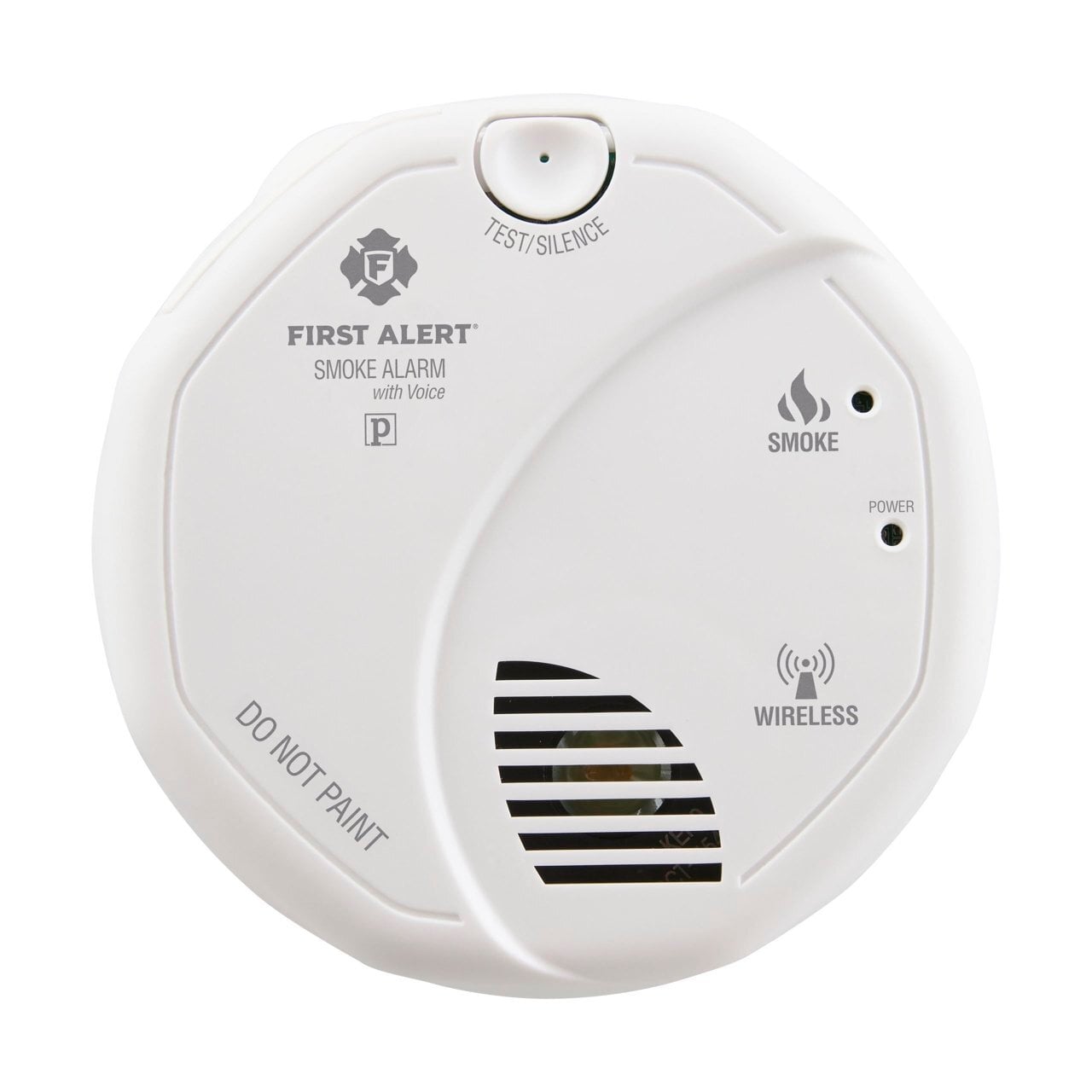 SA511B Smoke Alarm, AA Battery-operated, Wireless, Photoelectric, Voice and Location