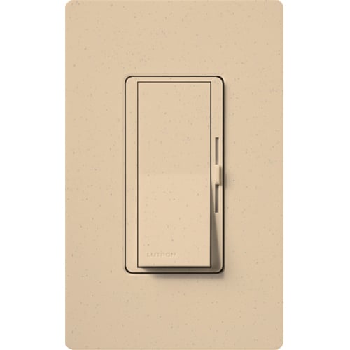 Diva LED+ Dimmer - Satin Finish,  LED, Incandescent/Halogen, 3-way/single-pole, 150W LED or 600W inc/hal in desert stone