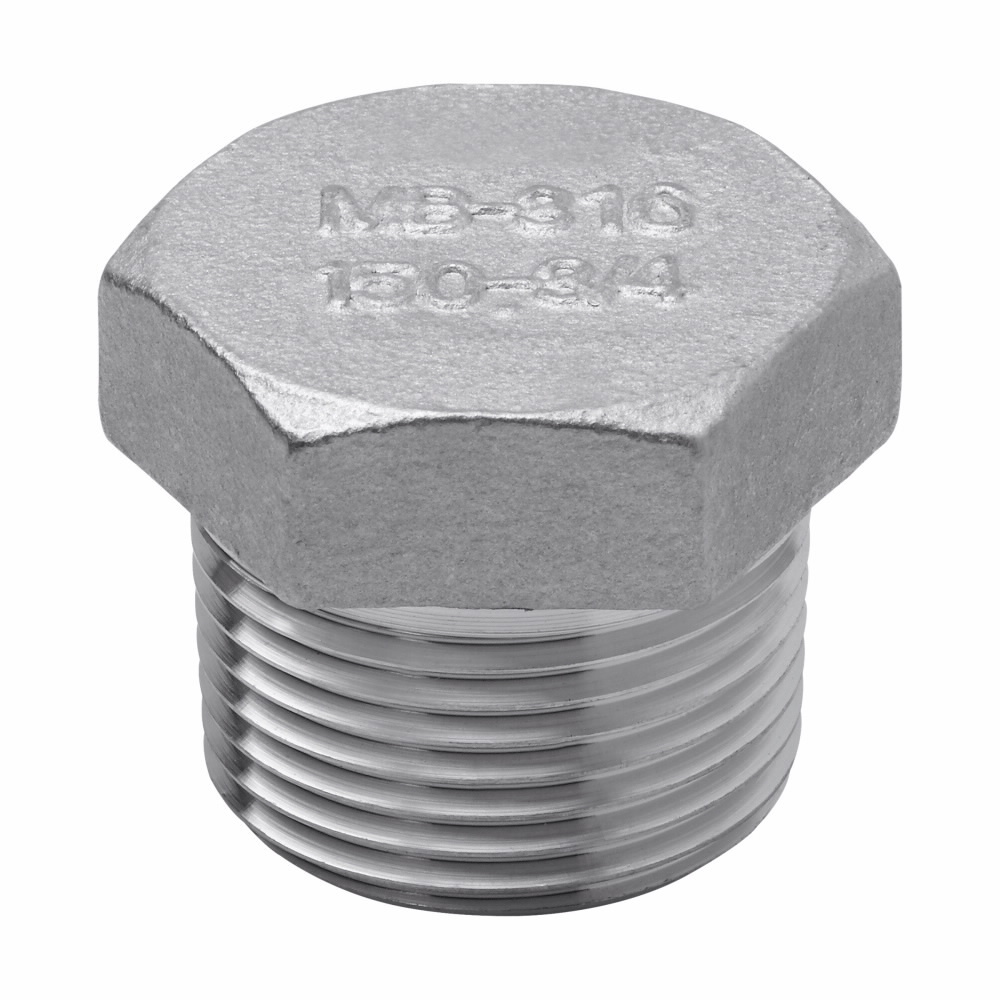 Eaton Crouse-Hinds series PLG conduit plug, Rigid/IMC, Stainless steel, 3/4", Hex head