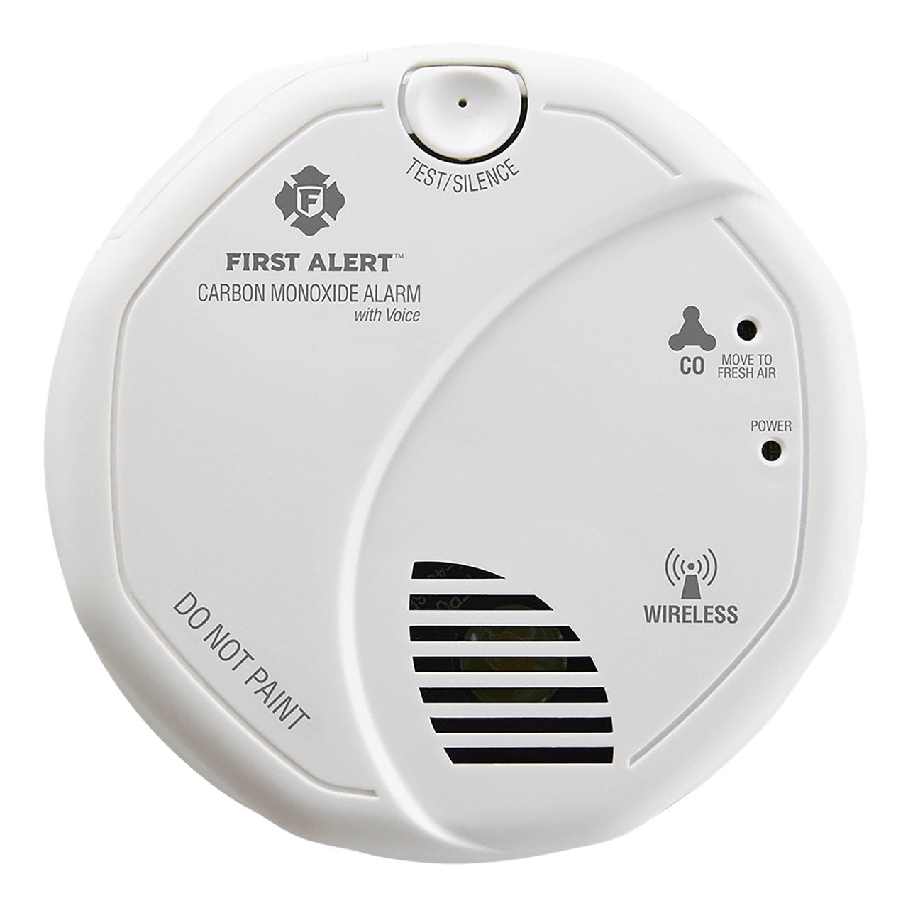 BRK Wireless Interconnect Battery CO Alarm w Voice