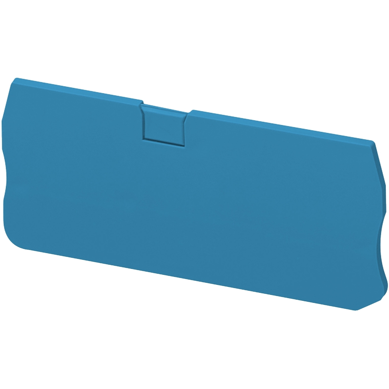 Cover plate, Linergy TR, 2.2mm width, 4 points, for spring terminals NSYTRR24, NSYTRR24PE, blue, set of 50