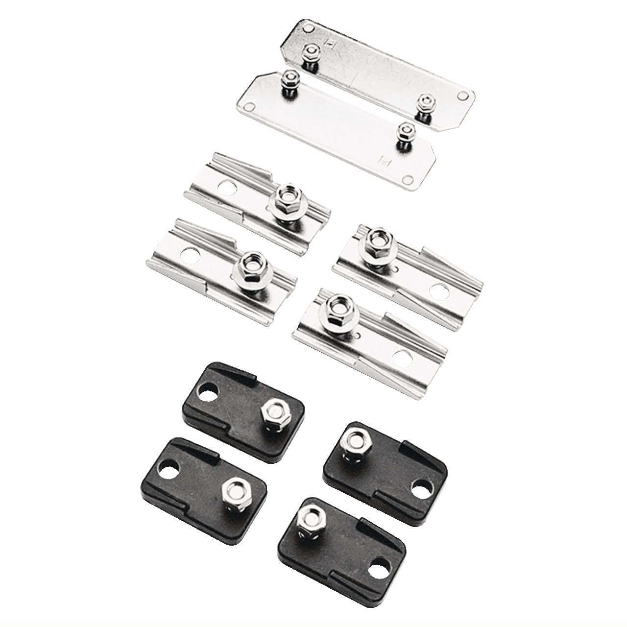 Mounting Bracket Kit, 3.06x1.34x.60, Plated, Steel