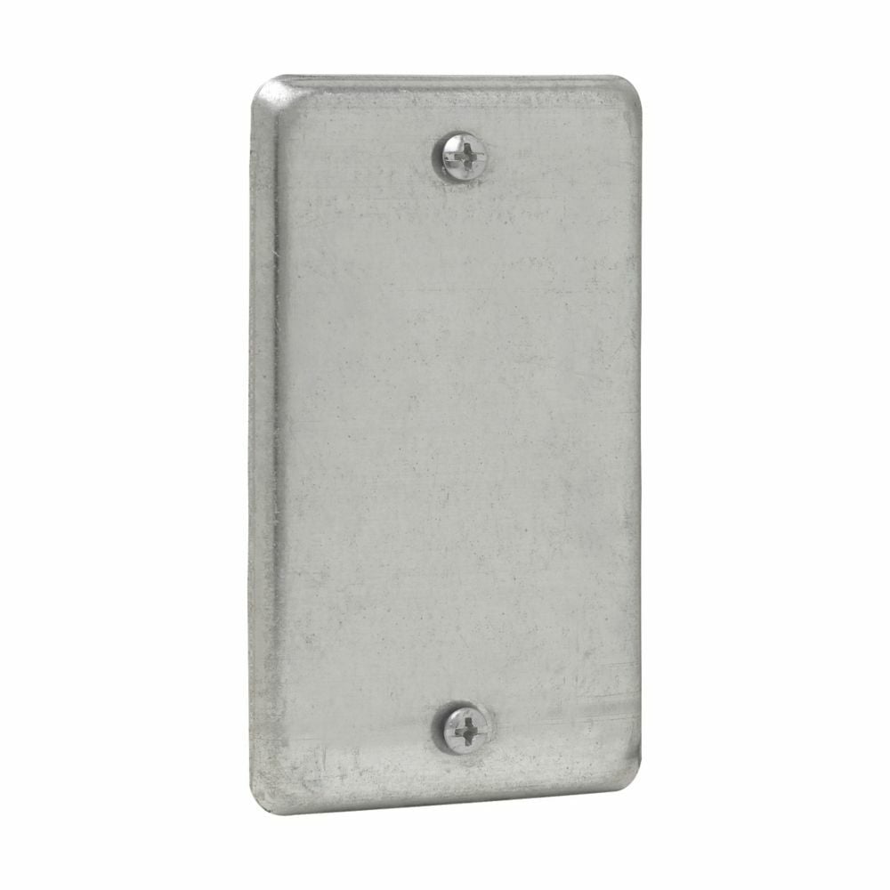 Eaton Crouse-Hinds series Utility Box Cover, Blank, Steel, Blank