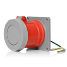 100 Amp Pin & Sleeve Receptacle-RED