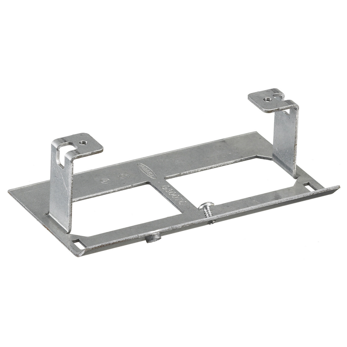 Hubbell Wiring Device Kellems, Metal Raceway, Device Mounting Bracket,HBL3000 Series, Gray