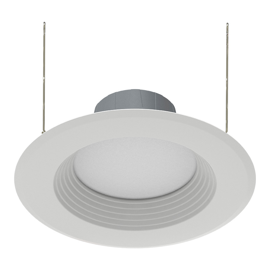 Retrofit Downlights 928 Lumens Retrofit Downlight 11W 6 Inches Round 90CRI 5000K 120V White Baffle