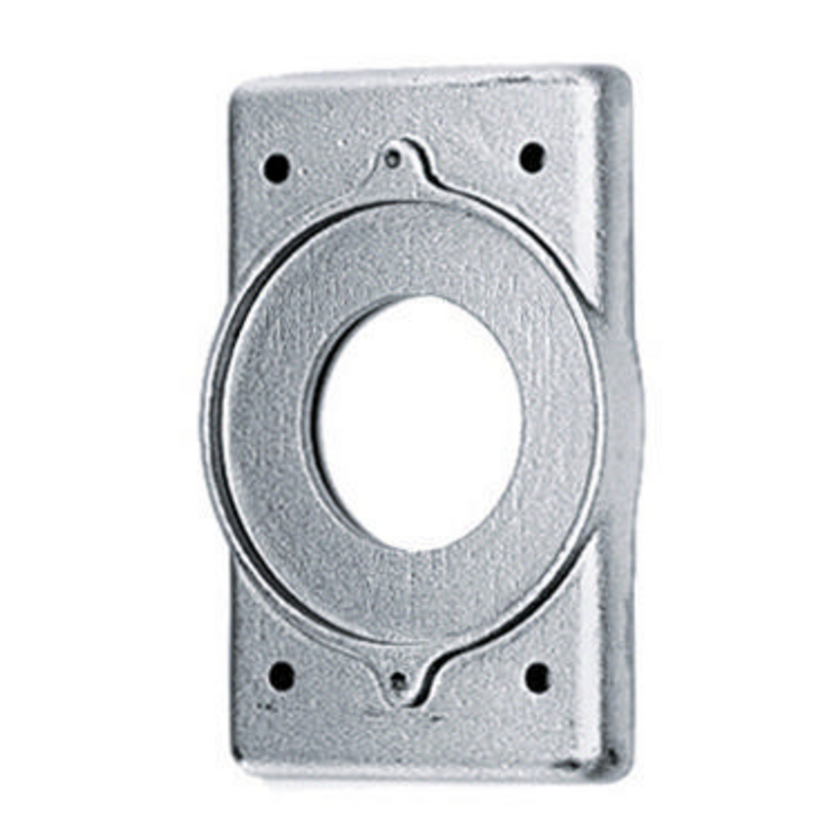 Wallplates and Boxes, Non-Weatherproof Covers, 1-Gang, For 30A HubbelLock, Standard Size, Cast Aluminum