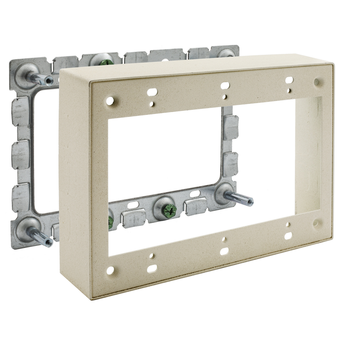 Metal Raceway Extension Box, 3-Gang, HBL500/700/750 Series