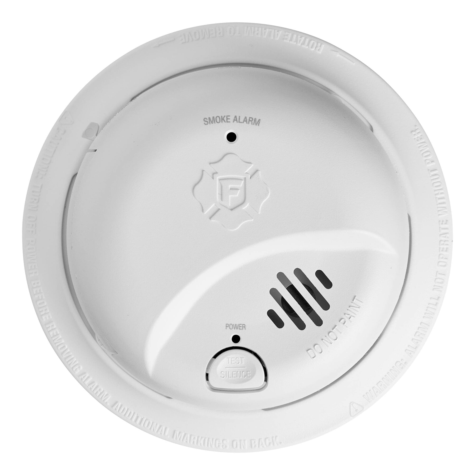 1046836 Smoke Alarm with 9V Battery Backup, Wire-In, Ionization