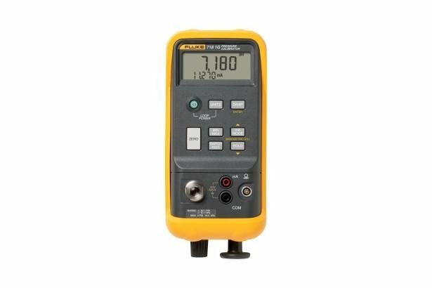 The complete solution to pressure calibration. The Fluke 718 pressure calibrator provides a total pressure calibration solution for transmitters, gauges and switches. This compact pressure calibration solution is about a third of the size of comparable instruments and weighs just one kilogram (two pounds). The unique easy to clean pump helps protect the pump from damage and provides the ability to service the pump without disassembly, even in the field.