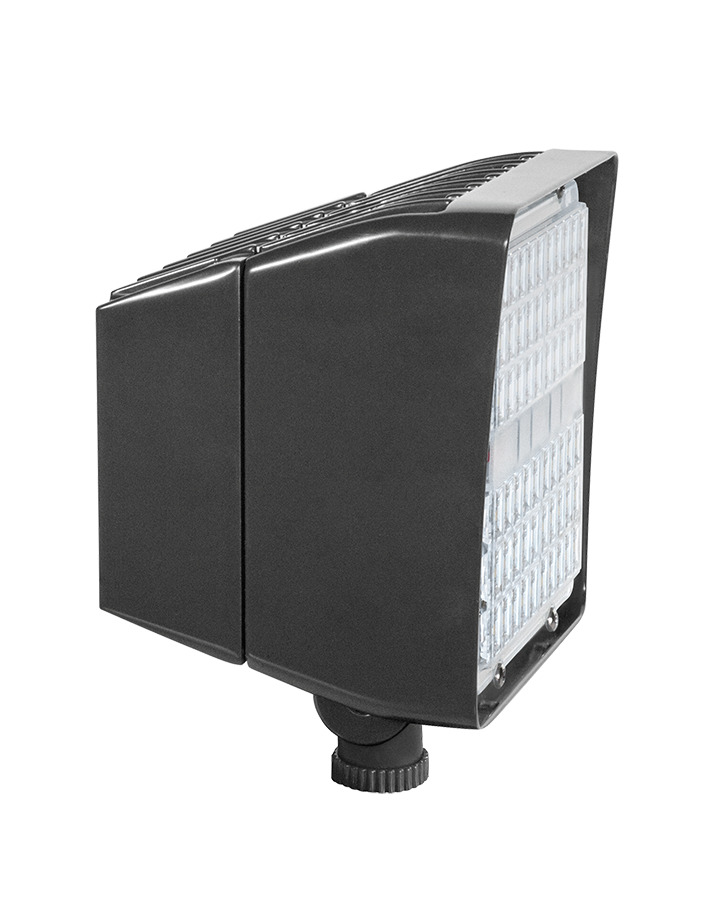 Pip Flood,light 45W, 5000k, LED, 120-277V, Dimmable with Arm, Bronze