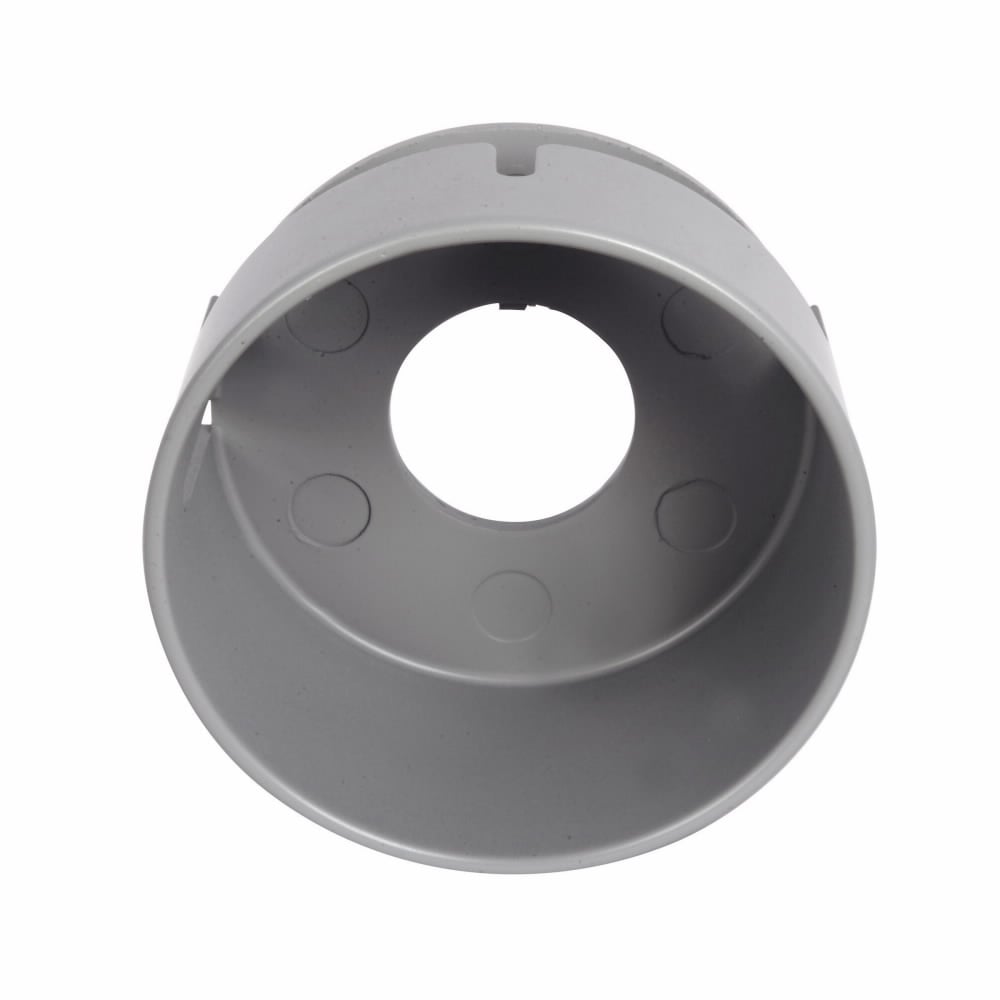 10250TA56 Heavy Duty Pushbutton Shroud, For Use With Jumbo Mushroom Head Operator, 30.5 mm, Gray