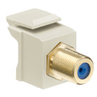 QuickPort F-Type Adapter, Gold-Plated, Ivory