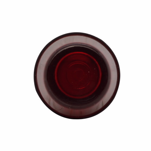 Eaton E34 pushbutton lens, E34 series, PresTest Pushbutton Lens, Amber actuator, Glass, Legend: Blank legend