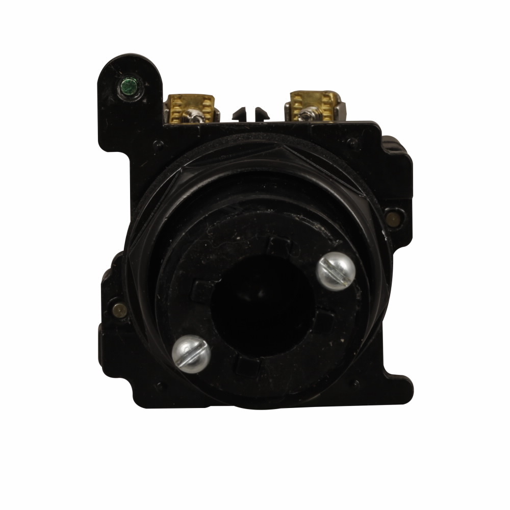 Eaton E34 pushbutton, E34, 30.5 mm, Corrosion Resistant, 120 Vac, Cam 1, 60? throw, NEMA 3, 3R, 4, 4X, 12, 13, Illuminated, Two-position, Incandescent, Transformer light unit