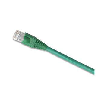 GigaMax 5E Standard Patch Cord, Cat 5E, 7 Feet Length, Green