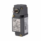 Eaton E50 NEMA heavy duty plug-in limit switch,Assembly,Screw Terminals,10A at 240 Vac,1A at 250 Vdc,E50DR1,E50DR1,Side rotary,1NO-1NC,Die cast zinc,NEMA 1,3,3S,4,4X,6,6P,13,IP67,10A continuous,1A,10? to 200?F,E50 Heavy Duty Plug In