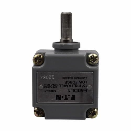 E50DL1 Limit Switch Head, Side Rotary, For Use With E50 Series Heavy Duty Plug-In Limit Switch, NEMA 1/3/3S/4/4X/6/6P/13 NEMA Rating