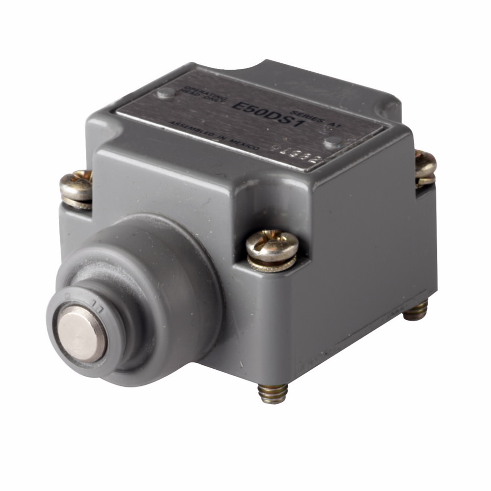 Eaton E50 Heavy Duty Factory Sealed 6P+ Limit Switch, Side pushbutton, Die cast zinc, NEMA 1, 3, 3S, 4, 4X, 6, 6P, 13, IP67, 14? to 201?F (-10? to 94?C), E50 Heavy Duty Factory Sealed 6P+,Spring return