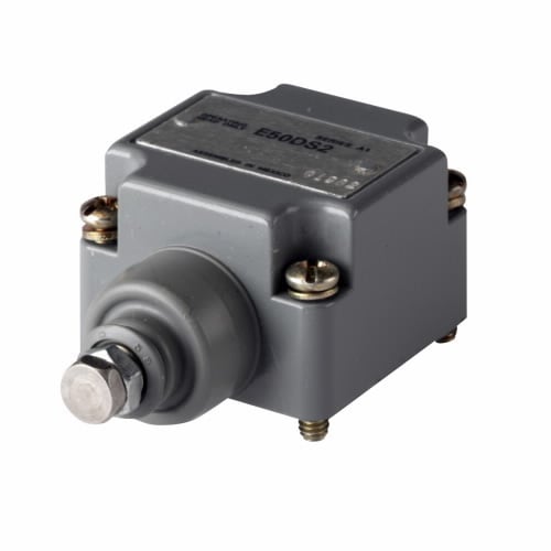 E50DS2 Spring Return Limit Switch Head, Side Pushbutton, For Use With E50 Series Heavy Duty Factory Sealed 6P+ Plug-In Limit Switch, NEMA 1/3/3S/4/4X/5/6/6P/12/13 NEMA Rating