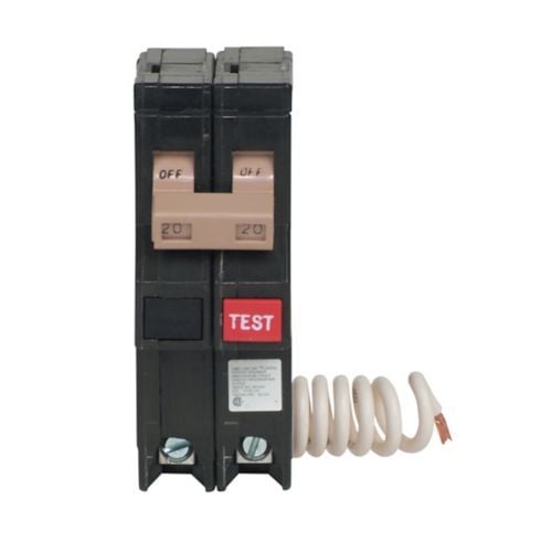 CH220GF Miniature Circuit Breaker, 20 Amp, 2 Pole, 120/240V