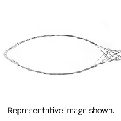 Single U Eye, Closed Mesh, Single Weave, Standard Duty, Support Wire Mesh Grip 1.25 to 1.49 Cable Diameter