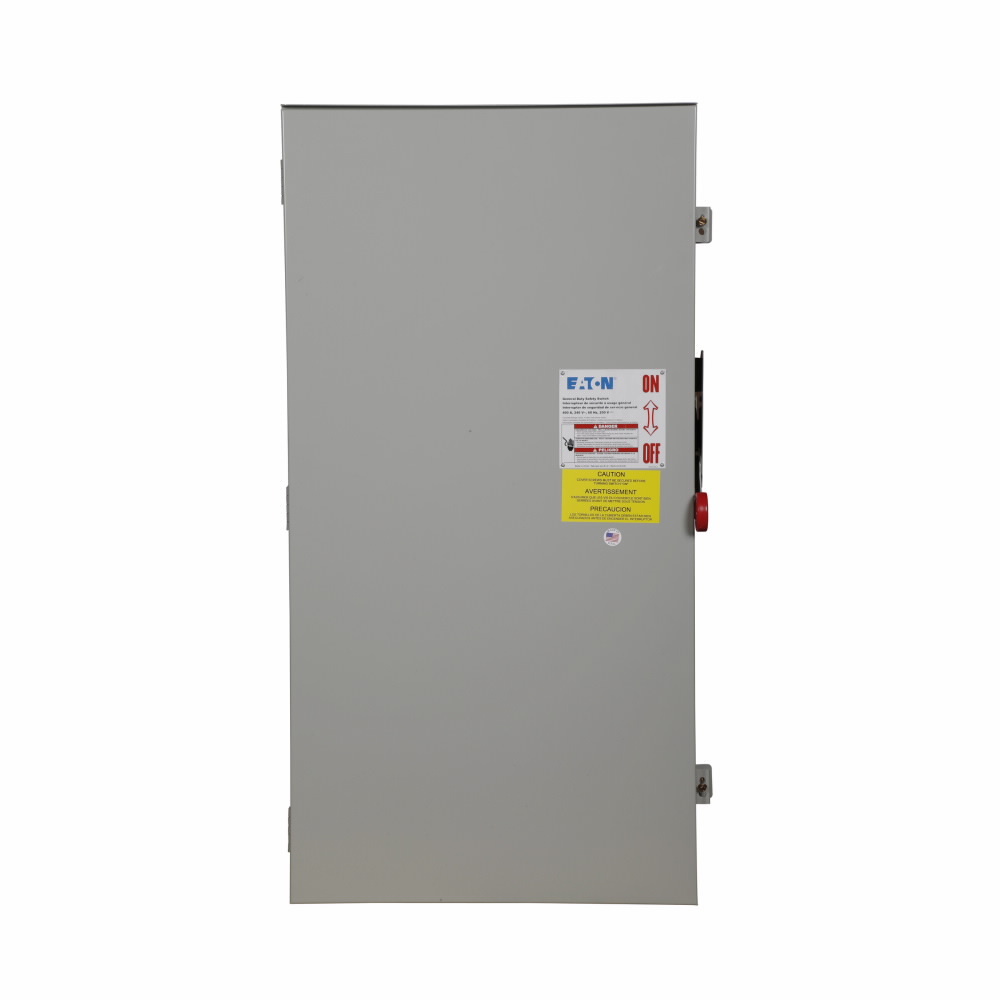 Eaton General duty cartridge fuse safety switch, 400 A, NEMA 3R, Painted galvanized steel, Class H fuses, Fusible without neutral, Three-pole, Three-wire, Category: general duty safety switch, 240 V