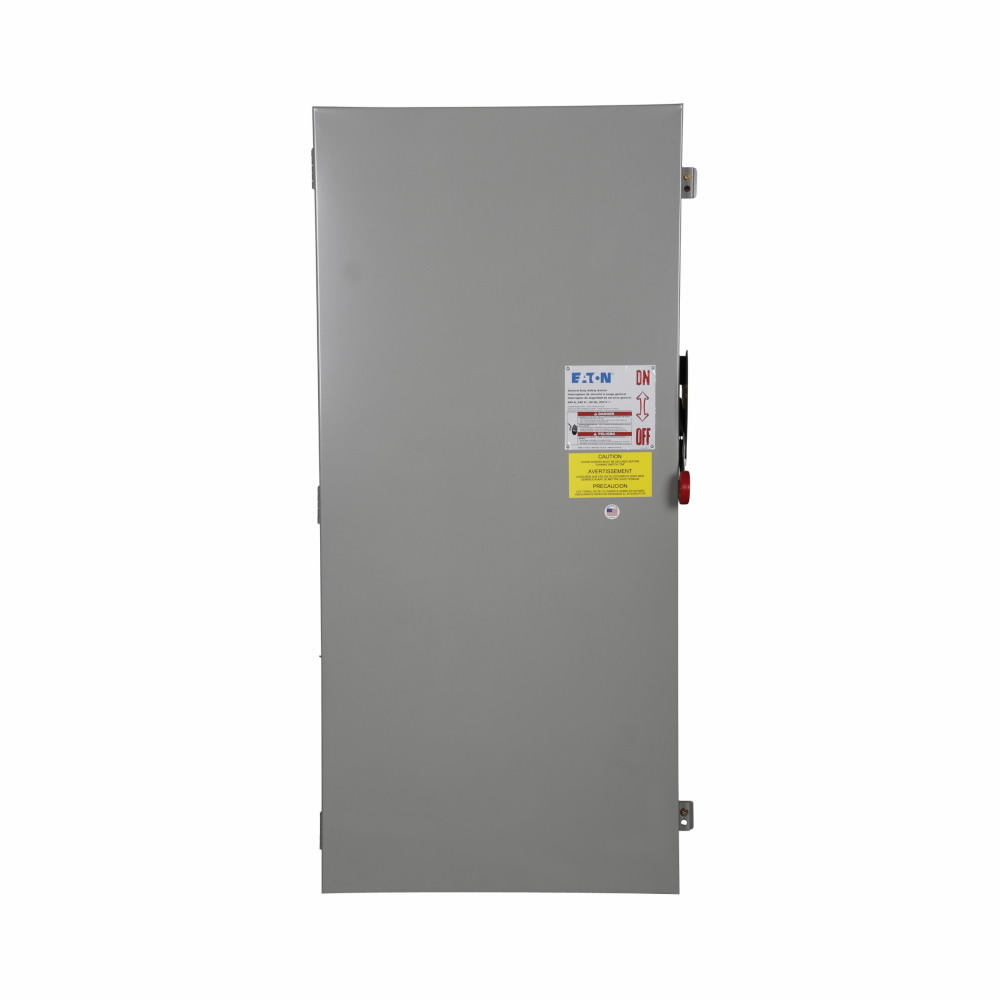 Eaton General duty cartridge fuse safety switch, 600 A, NEMA 1, Painted steel, Class H fuses, Fusible with neutral, Two-pole, Three-wire, Category: general duty safety switch, 240 V