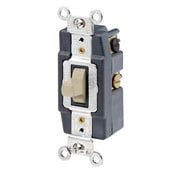 1282-I Center OFF AC Quiet Toggle Switch, 120/277 V AC, 15 A, 1/2, 2 hp Power Rating, SPDT Contact