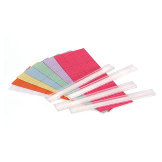 QuickPort Identification Kit. For use with 24- and 48-port panels.  Label holder includes adheasive backing for applying directly to patch panel surface.