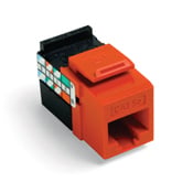 GigaMax 5E QuickPort Connector, Cat 5E, Orange