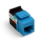 GigaMax 5E QuickPort Connector, Cat 5E, Blue