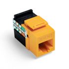 GigaMax 5E QuickPort Connector, Cat 5E, Yellow